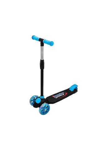 Beren Oyuncak Runner 3 Tekerlekli Işıklı Çocuk Scooter Mavi