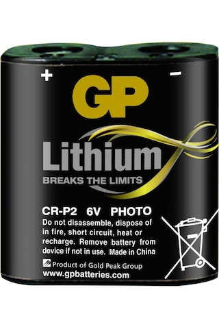 Gp Cr-P2 Liyum 6V Pil