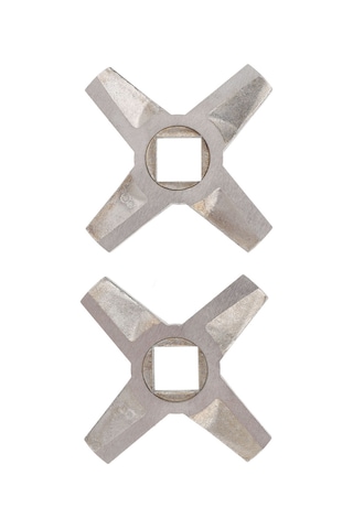 Folinda 2 Adet 8 Numara Inox Flattened Bıçak, Mincer Aksesuarı, Et Çıkarma Makinesi İçin Keskin Ve Dayanıklı Bıçaklar Diğer