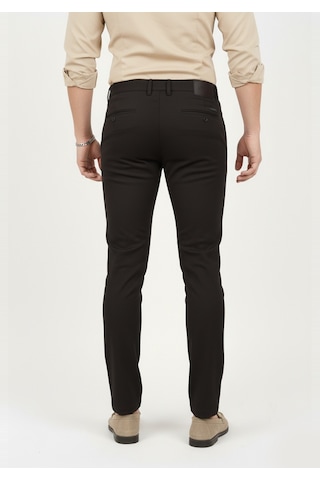 Deepsea Erkek Kahve Modern Fit Likralı Kumaş Pantolon Günlük & Ofis Kullanımı 2602020 Kahverengi