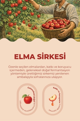 Elma Sirkesi-250 Ml