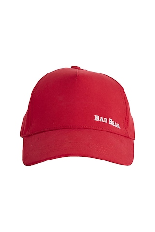 Bad Bear Bear Boy Cap Kırmızı Unisex Şapka - Kırmızı