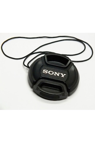 Sony İçin Snap On Lens Objektif Kapağı Bağcıklı 49 MM