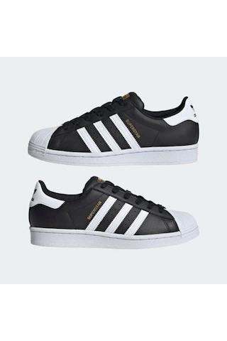 Adidas FV3286 Superstar W Kadın Günlük Spor Ayakkabısı Siyah