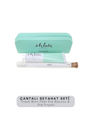 Ohlala Fresh Mint 75 Ml + Dental Luxe Diş Fırçası Premium Seyahat Seti