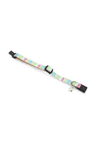 Hnrlıshp Beeztees Yavru Kedi Boyun Tasması, Zilli, Yeşil, 16-32cm