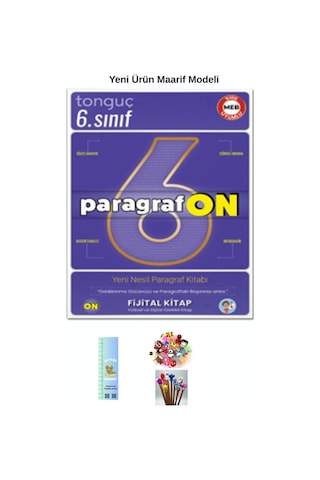 Tonguç 6. Sınıf Paragrafon Soru Bankası Maarif Modeli Tırtıl A.+kalem B. Yeni Ürün