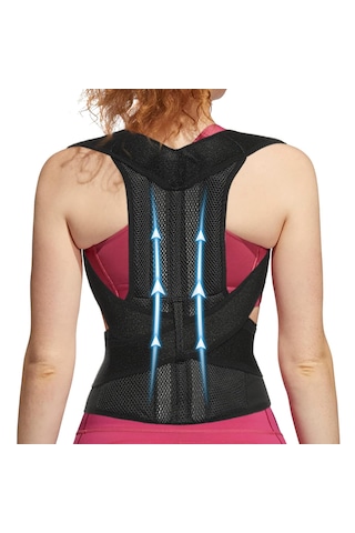 Dik Durmak İçin Korse Duruş Düzeltici Skolyoz Bel Sırt Omuz Korse