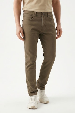 Regular Fit Erkek Pantolon Vizon