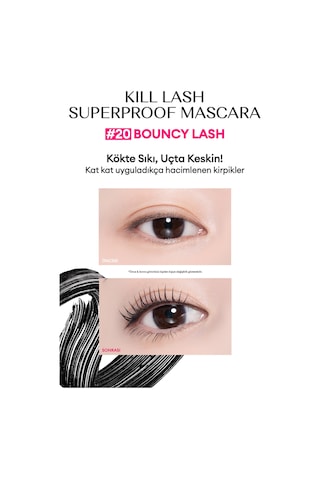 Clıo Kill Lash Superproof Mascara 20 Bouncy Lash