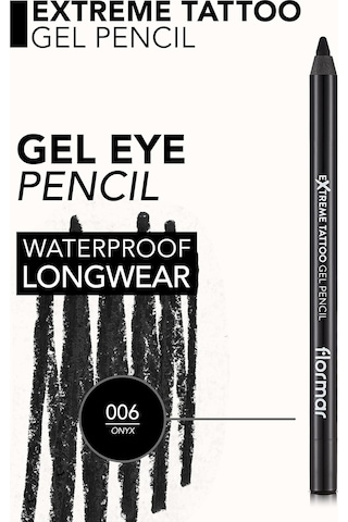 Suya Dayanıklı Jel Göz Kalemi Siyah -extreme Tattoo Gel Pencil-006 Onyx-8682536028882 Diğer