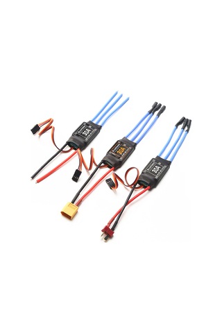Samdoo 30a Brushless Esc: Sürekli 30a, Anlık 35a, 4v-16v Voltaj Aralığı, T Plug, 5v 2a Bec, Hız Kontrol, Koruma Fonksiyonları Mavi