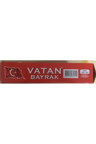 Türk Bayrağı Yükselen Bayrak Vatan Bayrak Ebat 200X300