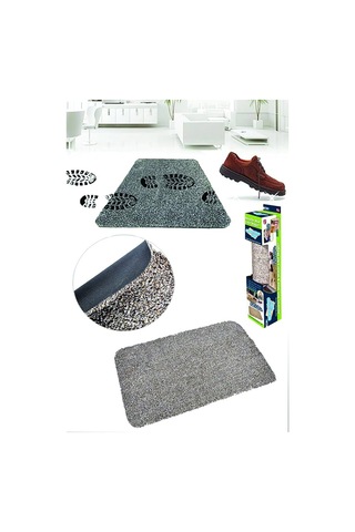 Clean Step Mat Yıkanabilir Mikrofiber Kir Toz Emici Iç-dış Ortam Krem