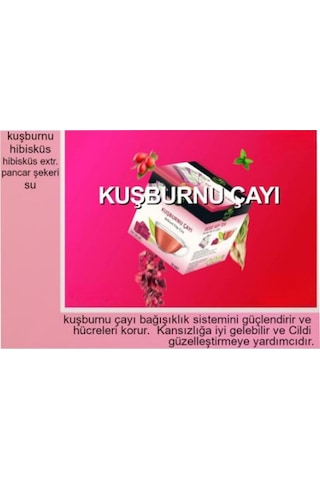 Sargılı Kuşburnu Çayı 100 Gr (20 adet) Doğal Bitkisel Glutensiz L