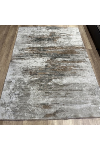 Hoom Rugs Arkaik Plz 09 Kahve Etnik Renkli Vintage Makine Halısı Çok Renkli