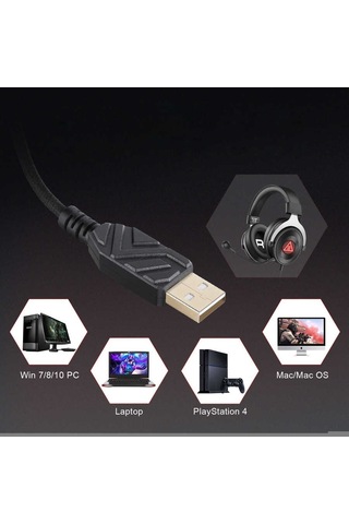 Eksa E900 Plus Usb Kulak Üstü Kulaklık