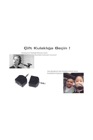 Dark Dk-Cb-Au35X235 3.5Mm Stereo 2X Kulaklık Çoklayıcı