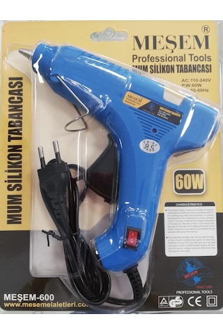 60 Watt Elektrikli Sıcak Çubuk Mum Silikon Tabancası Kalın Büyük