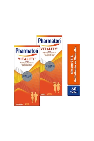 Pharmaton Vitality 2 x 60 Tablet