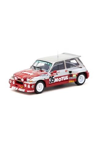 Tarmac Works 1/64 Renault 5 Maxı Turbo European Hill-climb Championship 1987 Giovanni Rossi 35 - Ho Çok Renkli