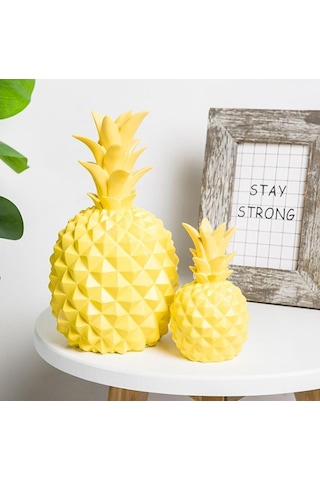 Buffer Ananas Şeklinde Desenli Büyük Boy Pilli Masa Ve Gece Lambası Diğer