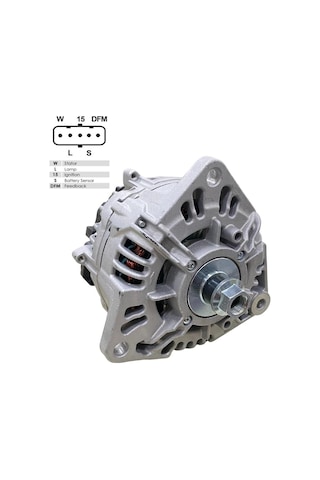 24v Alternatör Dinamo 120 A 5 Fiş Soketli W-l-15-s-dfm Daf-man Tga/tgl/tgm/tgs
