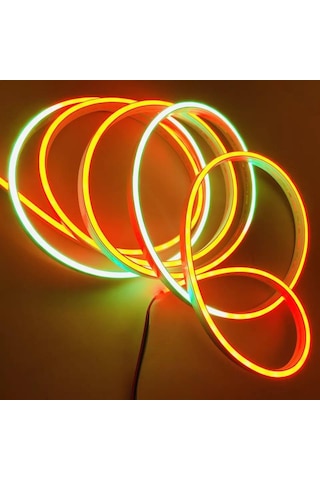6X12 MM 2811 Pixel Neon Şerit Led 12 V 5M 2.5 Cm De Kesilebilir