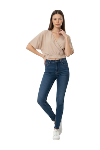 Batik Kadın Bluz 25092 Bej