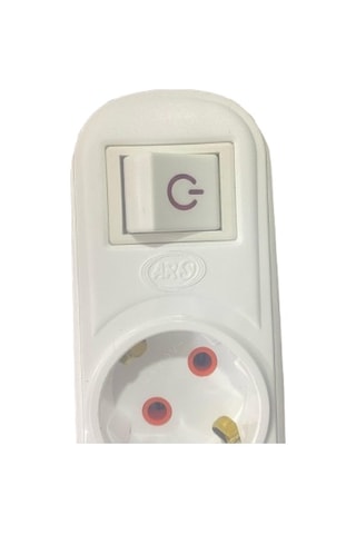 Asr 340376 Ars 4 Lü Anahtarlı Klemensli Topraklı Grup Priz 0 M