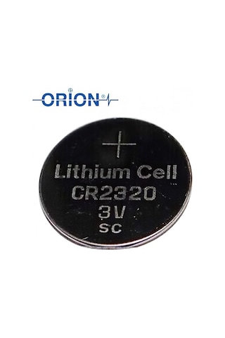 Orion CR2320 3V Lityum Pil / CR2320 3V Düğme Pil 5'li Kart Paket