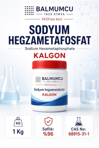 Sodyum Hegzametafosfat Kalgon