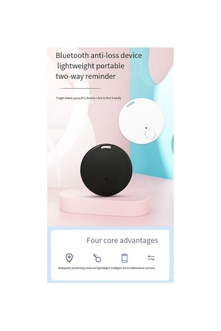 Anjiexun Paket Mini Gps İzleyici Bluetooth 5.0 Kayıp Önleyici Cihaz B