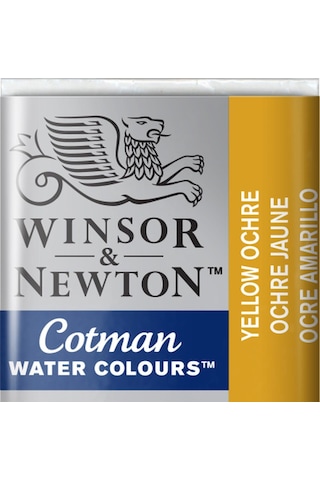 Winsor & Newton Cotman Yarım Tablet Suluboya N 744 Yellow Ochre