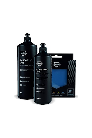 Nasiol Clearub 705 Araç Çizik,hare Giderici Pasta Cila-500 Gr-boya Koruma Parlatma Wax, Detailing, Güçlü Çizik Al