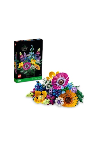 Botanicals Kır Çiçekleri Buketi 10313 Yetişkinler İçin 8 Tür Kır Çiçeği İçeren Dekoratif Model Yapım Seti 939 Parça