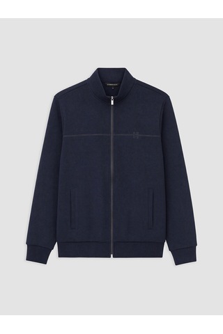Lcwaıkıkı Classic Lacivert Dik Yaka Erkek Fermuarlı Sweatshirt
