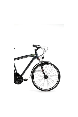 Bisan Comet Elektrikli Bisiklet 48 Cm V 26 Jant 21 Vites Parlak Gri Sarı Gri