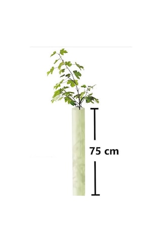 Fidan Fide Bitki Ağaç Koruma Tüpü Koruyucu Kap Kılıf 5 li 75 CM - Mikrosera Tubex Fruitwrap