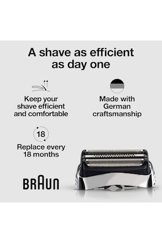 Braun 3 Serisi Tıraş Makinesi Yedek Başlığı 32b Siyah