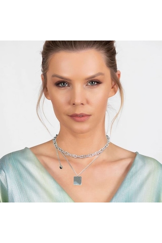 Marina Tasarım Kişiye Özel Isim Yazılı Silver Renk Çelik Kadın Ko (508195036) Çok Renkli