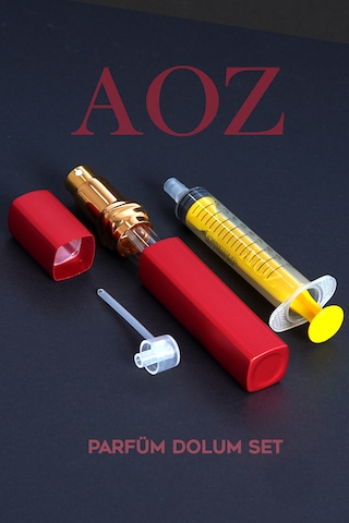 Kırmızı Parfüm Dolum Seti Doldurulabilir Mini Parfüm Şişesi Cep Parfüm Şişesi Taşınabilir Parfüm Şişesi 12ml