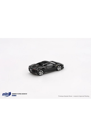 Mini Gt 1/64 Bbr: Ferrari 296 Gtb Nero Daytona Çok Renkli