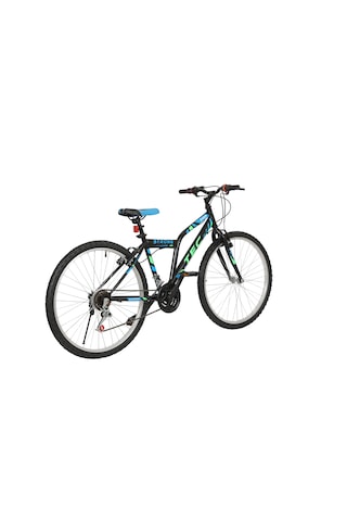 Bisiklet Strong 26" Jant 21 Vites Erkek Dağ Bisikleti Siyah - Mavi & Vitesli Bisiklet Siyah - Mavi