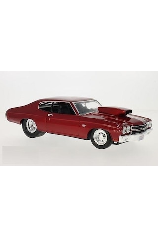 Welly 1970 Chevrolet Chevelle Pro Street Kırmızı 1 18 Model Araba