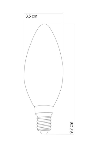 Heka Rustik Led Ampul 6w 3000k E14 Gün Işığı