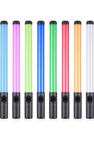 Andoer Rgb El Led Video Işık Tüpü Siyah Siyah