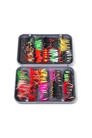 Novahub Çeşitli Renklerde Olta Sineği Seti 20/100 Adet - Taşıma Kutusu Dahil