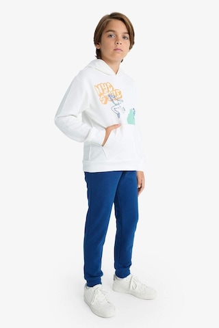 Defacto Erkek Çocuk 2li Takım Baskılı Kapüşonlu Sweatshirt Eşofman Altı F2595a825auwt32 Beyaz