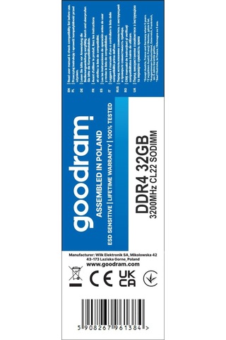 32gb Ddr4 3200mhz Cl22 Sodımm